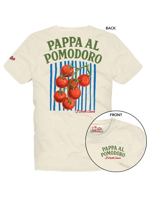 portland pappa pomodoro 10man cotton t-shrt with front and back MC2 SAINT BARTH | PRL0002-02011L.10